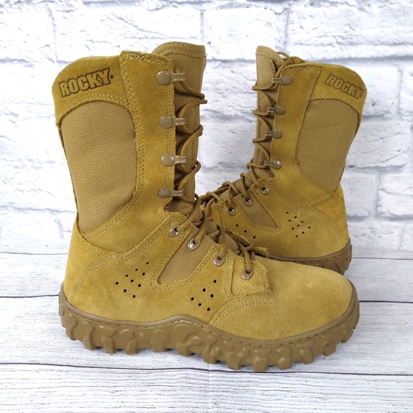 Rocky Shoes - Rocky S2V Predator Military Boots Coyote Brown Size 9 Womens